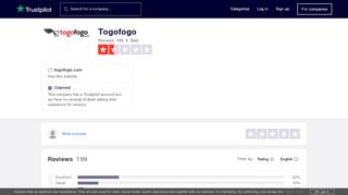 
                            6. Togofogo Reviews | Read Customer Service Reviews of togofogo.com