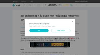 
                            4. Tôi phải làm gì nếu quên mật khẩu đăng nhập vào TP-Link Wireless ...