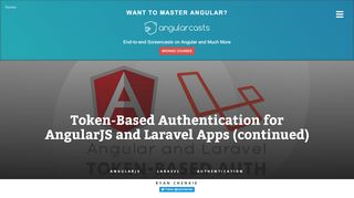 
                            4. Token-Based Authentication for AngularJS and Laravel Apps