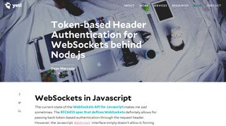 
                            10. Token-based Header Authentication for WebSockets behind Node.js ...