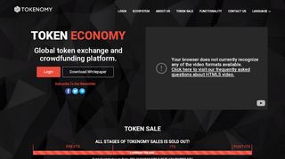 
                            4. token economy - Tokenomy