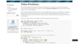 
                            2. Token Freshness — flask-jwt-extended 3.17.0 documentation