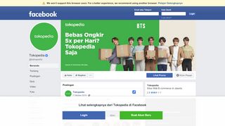 
                            4. Tokopedia - Beranda | Facebook