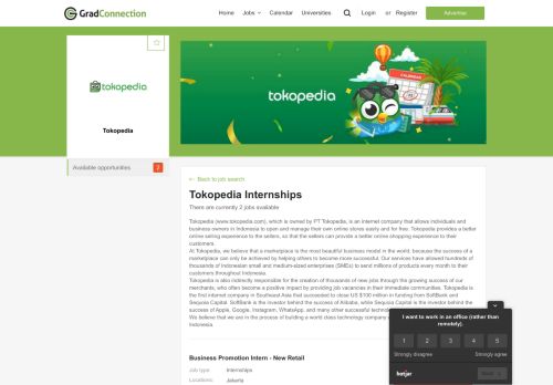
                            10. Tokopedia employment opportunities (4 available now!)