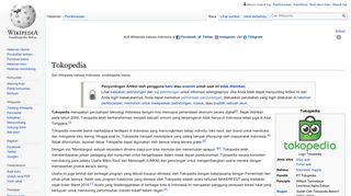 
                            12. Tokopedia - Wikipedia bahasa Indonesia, ensiklopedia bebas