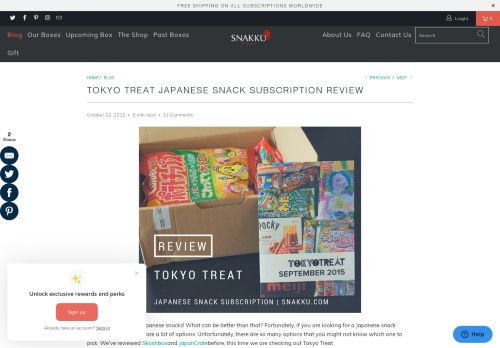 
                            13. Tokyo Treat Japanese Snack Subscription Review - Snakku