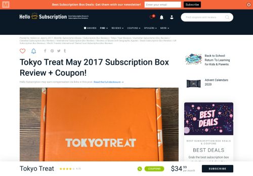 
                            12. Tokyo Treat May 2017 Subscription Box Review + Coupon! - hello ...