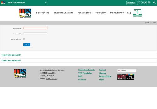 
                            11. Toledo Public Schools - Login