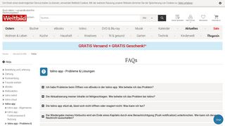 
                            5. tolino app - Probleme & Lösungen - Weltbild