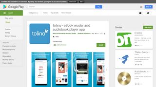
                            11. tolino - Bücher lesen und Hörbücher hören – Apps bei Google Play