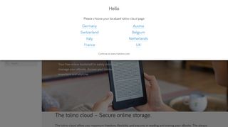 
                            7. tolino Cloud - tolino Global