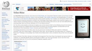 
                            6. Tolino Shine – Wikipedia