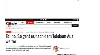 
                            8. Tolino: Telekom steigt aus, Rakuten Kobo übernimmt - Computer Bild