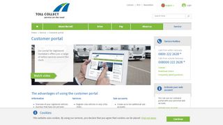 
                            4. Toll Collect | Customer portal