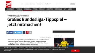 
                            2. Tolle Preise zu gewinnen | Großes Bundesliga-Tippspiel ... - Sport Bild