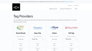 
                            11. Tolling Account Providers - eToll.ie