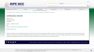
                            12. tolltickets GmbH - RIPE NCC