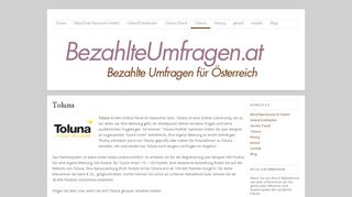 
                            10. Toluna | BezahlteUmfragen.at - Bezahlte Umfragen für Österreich