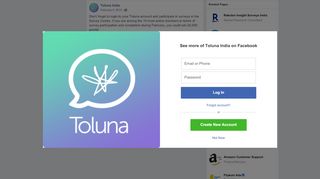 
                            8. Toluna India - Don't forget to login to your Toluna... | Facebook