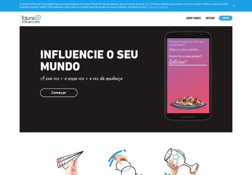 
                            2. Toluna: Influencie o seu mundo!