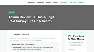 
                            10. Toluna Review: Is This A Legit Paid Survey Site Or A Scam? – Frugal ...