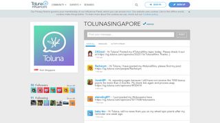 
                            5. TolunaSingapore on Toluna | Toluna