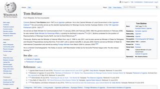 
                            1. Tom Butime - Wikipedia