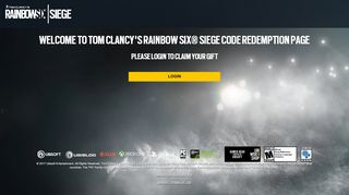 
                            7. Tom Clancy's Rainbow Six® Siege | Redeem - login
