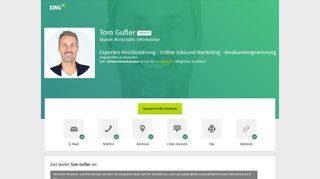 
                            9. Tom Gufler - Experten-Positionierung - Online Inbound Marketing - Xing