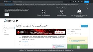 
                            7. tomato - Is SSH unstable in AdvancedTomato? - Super User