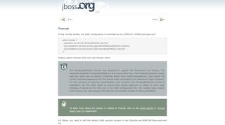 
                            12. Tomcat - JBoss.org Documentation