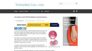 
                            1. TommyNation.com – LG Home Link CIFS Problems and Solutions