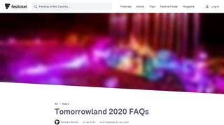 
                            13. Tomorrowland 2019 FAQs - Festicket Magazine