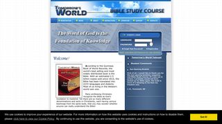 
                            8. Tomorrow's World - Bible Study Course