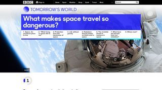 
                            10. Tomorrow's World - What makes space travel so dangerous? - BBC