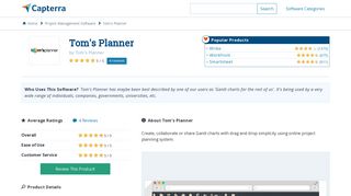 
                            9. Tom's Planner Reviews and Pricing - 2019 - Capterra