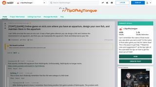 
                            8. [TOMT] [GAME] Online game on nick.com where you have an aquarium ...