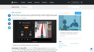 
                            10. TomTom announces partnership with AppCarousel - AppDirect