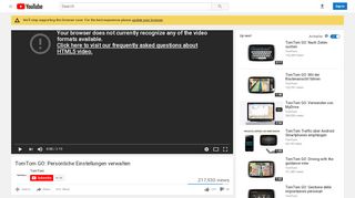 
                            8. TomTom GO: Persönliche Einstellungen verwalten - YouTube