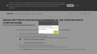 
                            8. TomTom Home - Startside for support