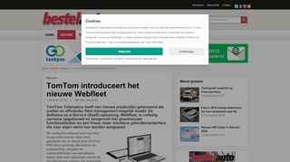 
                            11. TomTom introduceert het nieuwe Webfleet • Bestelauto.nl