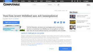 
                            10. TomTom levert Webfleet aan AH-bezorgdienst | Computable.nl