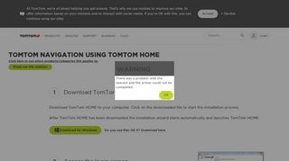 
                            2. TomTom Navigation using TomTom HOME