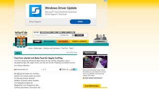 
                            13. TomTom startet mit Beta-Test für Apple CarPlay - teltarif.de News