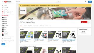 
                            8. TomTom Support Videos - YouTube