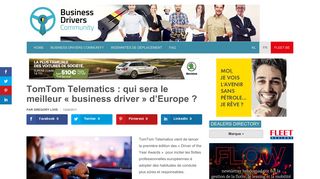 
                            10. TomTom Telematics : qui sera le meilleur « business driver » d'Europe ...