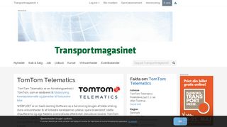 
                            8. TomTom Telematics - Transportmagasinet