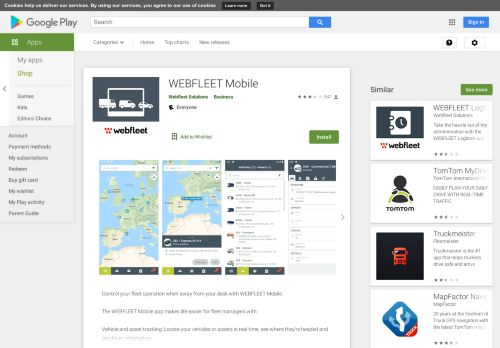 
                            10. TomTom WEBFLEET Mobile - Apps on Google Play