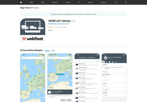 
                            5. TomTom WEBFLEET® Mobile in de App Store - iTunes - Apple