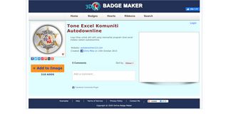 
                            10. Tone Excel Komuniti Autodownline - Online Badge Maker